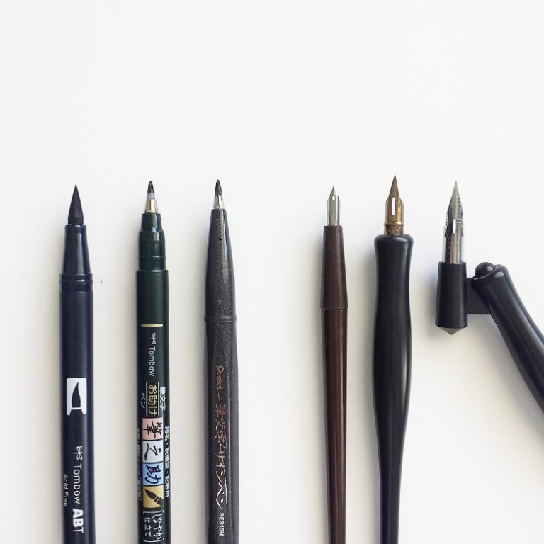 What Is The Difference Between Pointed Pen and Brush Pen And Which One Should You Use